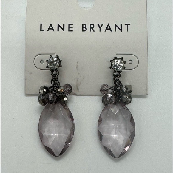 LANE BRYANT Statement Post Earrings 2 inch approx - Picture 3 of 10